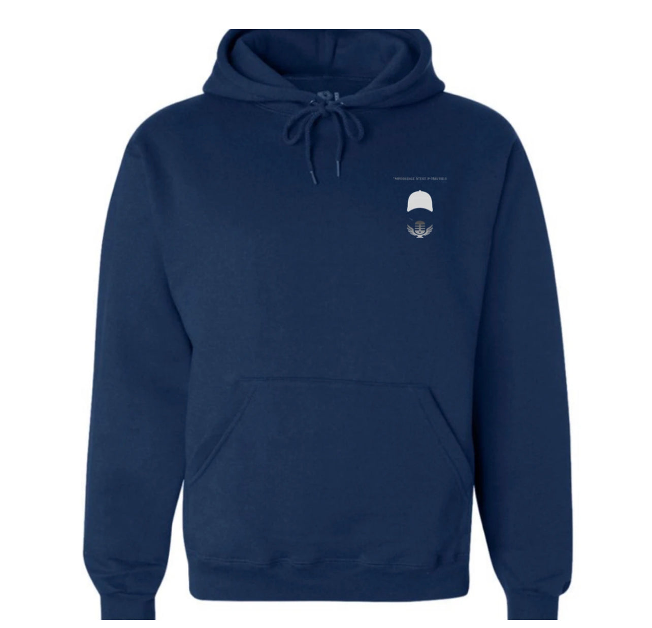 Sweat à capuche Invisible Keep Speaker - Logo Côté Cœur